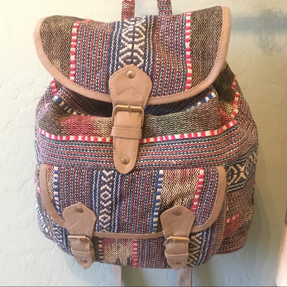 💙🆕The CALLIOPE Fabric Backpack Buckle Closure